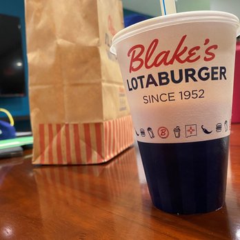 Blake's Lotaburger - a cup of coffee on a table - Burgers Near Me - Bloomfield, New Mexico