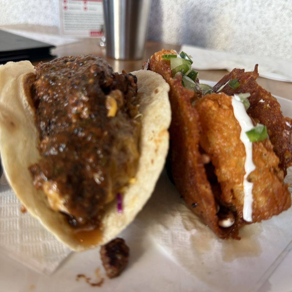 The Funky Taco - Carne Asada and Idaho Potato Taco. - Tacos Near Me - Boise, Idaho The Funky Taco - Carne Asada and Idaho Potato Taco. - Tacos Near Me - Boise, Idaho