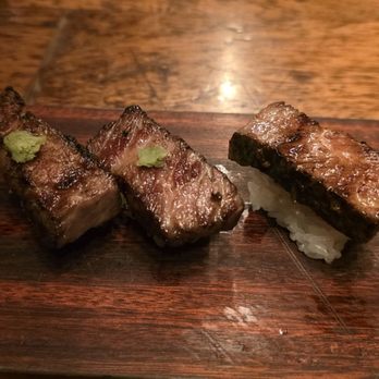 Uchi Dallas - Gyutoro - 72hr wagyu nigiri (melts in your mouth) - you NEED this - Japanese Near Me - Dallas, Texas Uchi Dallas - Gyutoro - 72hr wagyu nigiri (melts in your mouth) - you NEED this - Japanese Near Me - Dallas, Texas