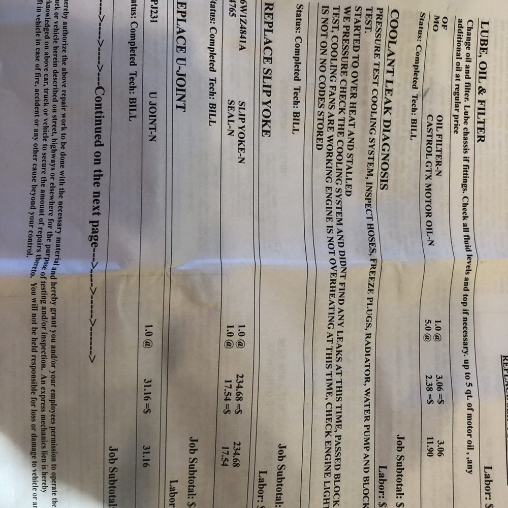 Folsom Autotech - Invoice - Auto Repair Near Me - Folsom, California