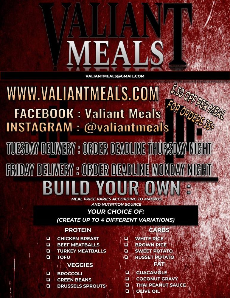Valiant Meals Logo