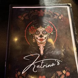Katrina’s Restaurant Bar - Menu not so clean.