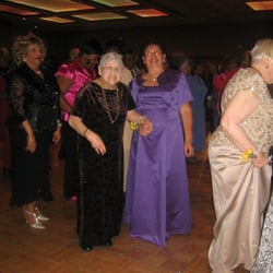 Little Brothers - Friends of the Elderly Chicago - LBFE elders Alice P. and Erma pose on the dance floor