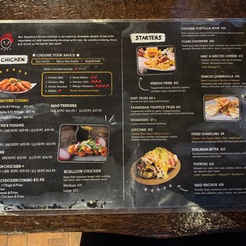 Mad For Chicken - Menu - Korean Near Me - Forest Hills, New York Mad For Chicken - Menu - Korean Near Me - Forest Hills, New York