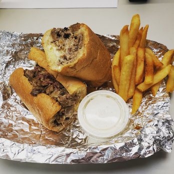 Grand Central Station - The Jersey Turnpike Special 9" (medium) w/ fries and ranch! - Cheesesteaks Near Me - West Sacramento, California Grand Central Station - The Jersey Turnpike Special 9" (medium) w/ fries and ranch! - Cheesesteaks Near Me - West Sacramento, California
