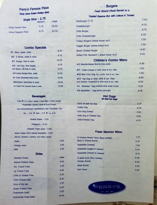 Menu photo 4 Perry's Santa Monica, CA