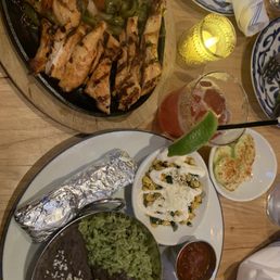 Chicken Fajita & Pomegranate Margarita