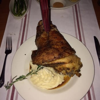 Kurt's Euro Bistro - Pork Shank & mashed potatoes! Yum! - Modern European Near Me - Duluth, Georgia Kurt's Euro Bistro - Pork Shank & mashed potatoes! Yum! - Modern European Near Me - Duluth, Georgia