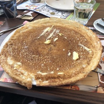 Pannenkoe - Natural pancake with syrup - Creperies Near Me - Gouda, ZH