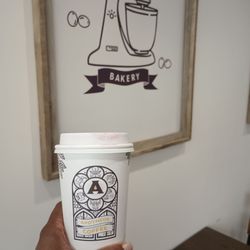 Apotheos Coffee Lilburn - Nice logo.