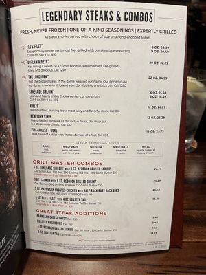 Menu photo 1 LongHorn Steakhouse Millington, TN Menu photo 1 LongHorn Steakhouse Millington, TN