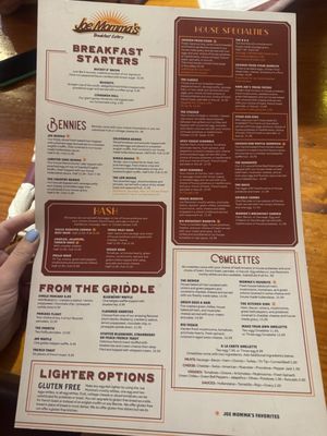 Menu photo 2 Joe Momma's Meridian, ID Menu photo 2 Joe Momma's Meridian, ID