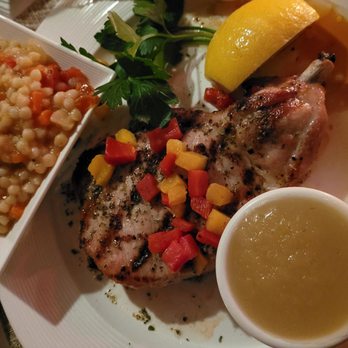 Kyma - Pork chop. Opted for side of couscous instead of fries. - Seafood Near Me - Roslyn, New York