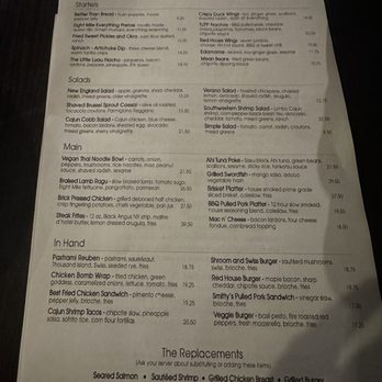 Red House - Main menu - New American Near Me - Deep River, Connecticut