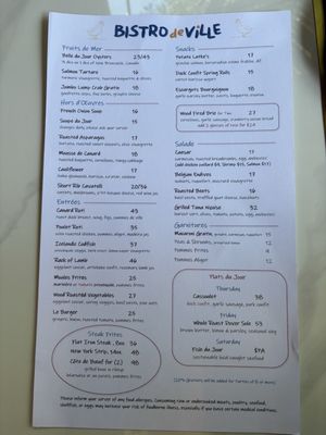 Menu photo 4 Bistro de Ville Scarsdale, NY