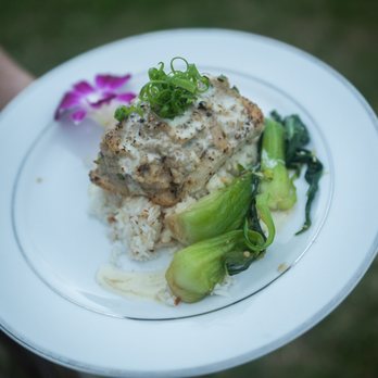 Island Fusion Catering - Mahi mahi With coconut rice - Caterers Near Me - Kailua, Hawaii Island Fusion Catering - Mahi mahi With coconut rice - Caterers Near Me - Kailua, Hawaii