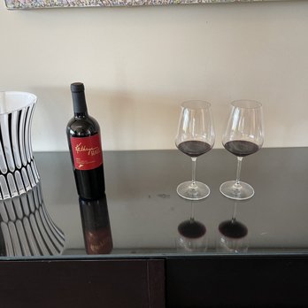 HALL Rutherford - Our second pour was the magnificent 2017 Kathryn Hall Cabernet Sauvignon (named after the vineyard owner)...DELICIOUS!!! - Wine Tours Near Me - St. Helena, California