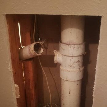 Super Plumbers - Once I realized super plumbers had scammed me, I contacted a reputable plumber and they found this in the wall - Plumbing Near Me - Tyler, Texas