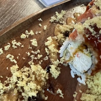 Sushi Gio - Aftermath of Gio Fire Roll 10.20.23 - Japanese Near Me - Mansfield, Texas