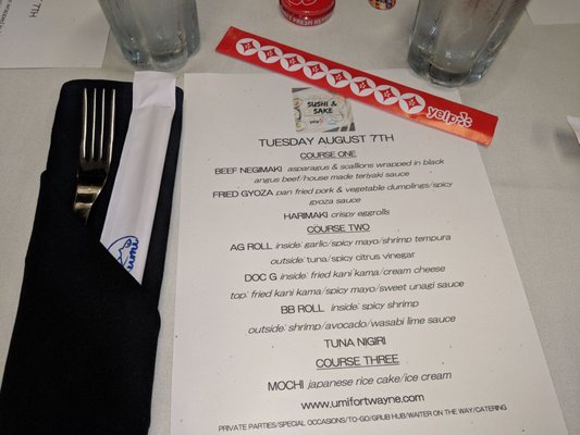 Menu photo 2 Umi Fort Wayne, IN