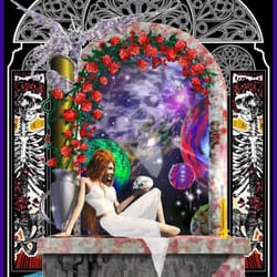 Infinitee Web Design - Grateful-Dead-Tapestry http://www.rock-band-t-shirts.com/tapestries-Grateful-Dead-Skull-Roses-Bertha