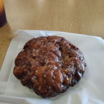Donut Factory - Huge apple fritter with just the right amount of frosting. Does not need warning to make it soft - Donuts Near Me - Tulare, California