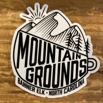 Mountain Grounds Coffee & Tea - Sticker - Coffee & Tea Near Me - Banner Elk, North Carolina Mountain Grounds Coffee & Tea - Sticker - Coffee & Tea Near Me - Banner Elk, North Carolina