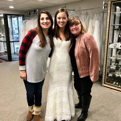 Bridal Shoppe & Flowers - Final dress fitting before the big day at The Bridal Shoppe