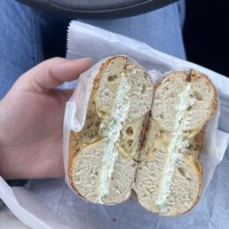 Bagel and cream cheese