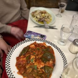 Ferrari's Ristorante - Chicken cacciatore, sauce was good, peppers fresh!