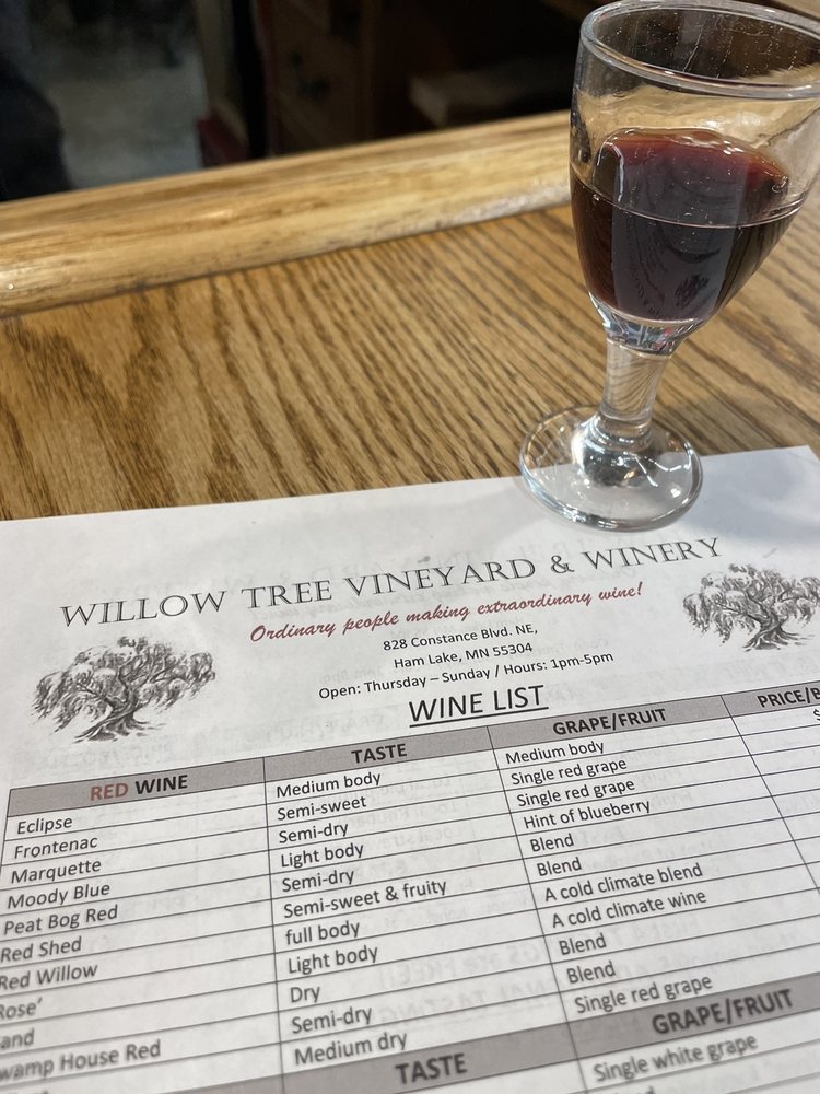 WILLOW TREE WINERY Updated July 2024 828 Constance Blvd NE, Ham