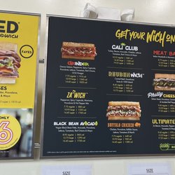 Which Wich - Menu board