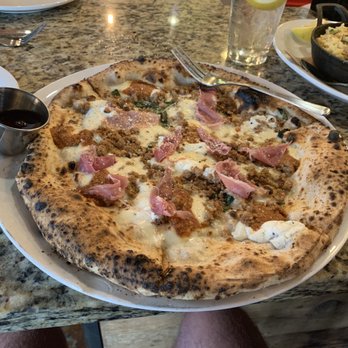 Cane Rosso - The Betty with Habenero Honey on the side (thankfully) - Pizza Near Me - Fort Worth, Texas Cane Rosso - The Betty with Habenero Honey on the side (thankfully) - Pizza Near Me - Fort Worth, Texas