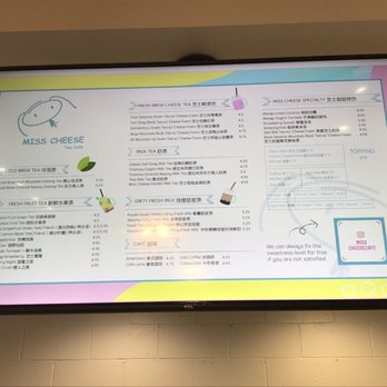 Miss Cheese Tea Cafe - Menu - Bubble Tea Near Me - Pasadena, California Miss Cheese Tea Cafe - Menu - Bubble Tea Near Me - Pasadena, California