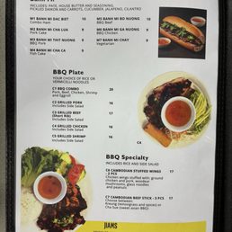 Menu (April 2026)