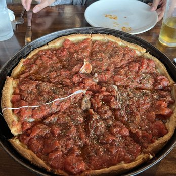 Rance's Chicago Pizza - 14" stuffed with sausage, pepperoni - Pizza Near Me - Long Beach, California Rance's Chicago Pizza - 14" stuffed with sausage, pepperoni - Pizza Near Me - Long Beach, California
