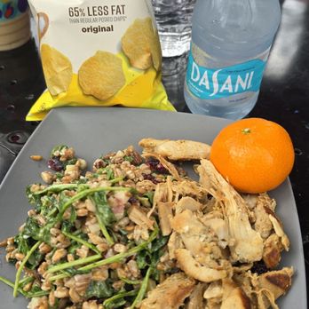 ABC Commissary - Kids Meal - Chicken Arrugula-Farro Salad - $8.29. Includes drink, cutie and chips. - New American Near Me - Orlando, Florida