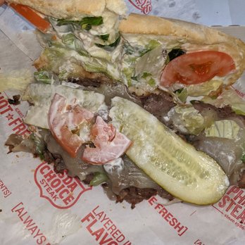 Charleys Cheesesteaks - The number 7. Sorry y'all I had to take a few bites before I took a picture. - Cheesesteaks Near Me - Albuquerque, New Mexico