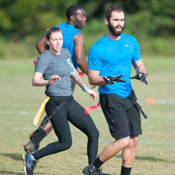 CrossFit 704 - Members take part in a local flag football tournament - Circuit Training Gyms Near Me - Charlotte, North Carolina CrossFit 704 - Members take part in a local flag football tournament - Circuit Training Gyms Near Me - Charlotte, North Carolina