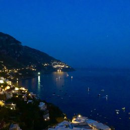 Night view from our room's balcony.