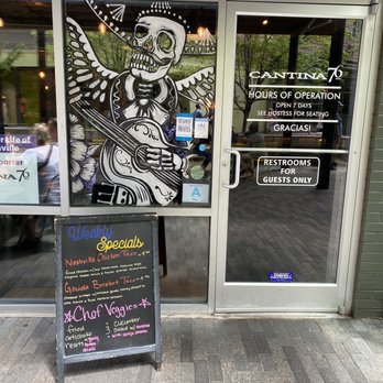 Cantina 76 - Front door - Tex-Mex Near Me - Greenville, South Carolina