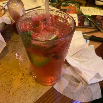 Flanigan's - Coconut Grove - Strawberry mojito - Seafood Near Me - Coconut Grove, Florida