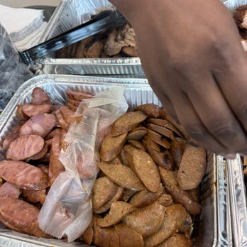 Gatlin's BBQ - Sausage spicy and mild - Barbeque Near Me - Houston, Texas