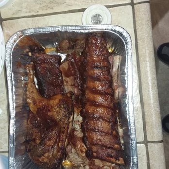 Baldys BBQ - Extravanganza NOT! Take note of the Quarter at the end of the ribs! - Barbeque Near Me - Redmond, Oregon Baldys BBQ - Extravanganza NOT! Take note of the Quarter at the end of the ribs! - Barbeque Near Me - Redmond, Oregon