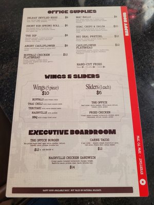 Menu photo 3 The Office Delray Delray Beach, FL