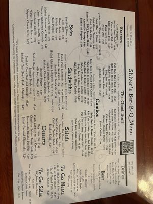 Menu photo 1 Shiver's BBQ Homestead, FL Menu photo 1 Shiver's BBQ Homestead, FL