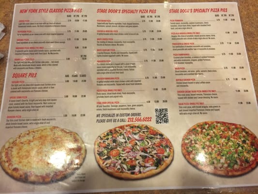 Menu photo 8 Stage Door Pizzeria New York, NY