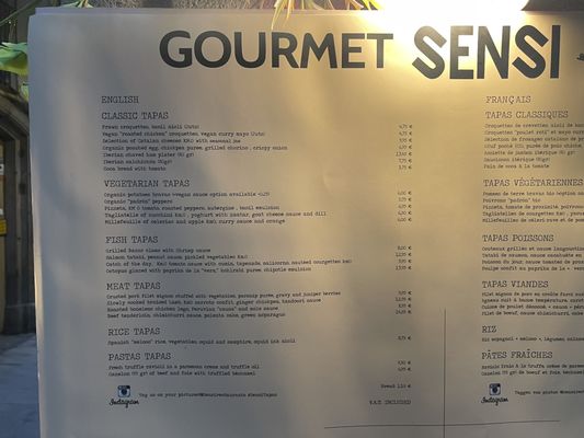 Menu photo 3 Gourmet Tapas Barcelona, B Menu photo 3 Gourmet Tapas Barcelona, B