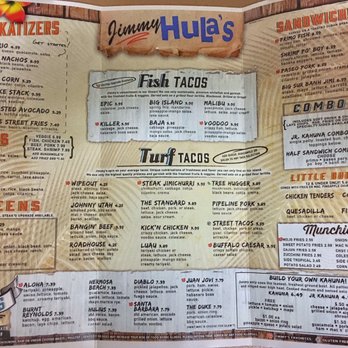 Jimmy Hula's - So many great options! - Seafood Near Me - Winter Park, Florida