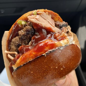 Capitol Burger - Pulled pork burger. - Burgers Near Me - Torrey, Utah